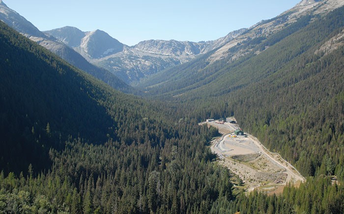 Facilities at Mines Management's Montanore silver-copper property in northwestern Montana.  Credit: Mines Management