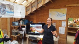 Julia Lane, Atac Resources’ vice-president of exploration, at the Rackla gold project in the Yukon. Photo by Matthew Keevil