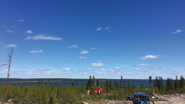 A drill rig at NexGen Energy’s Arrow uranium project in northern Saskatchewan.  Credit: NexGen Energy