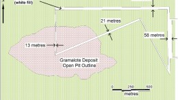 A map outlining Zonte Metals’ claims near AngloGold Ashanti and B2Gold’s Gramalote gold project, 80 km northwest of Medellin, Colombia. Zonte Metals
