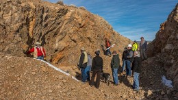 A mine tour of Pershing Gold's Relief Canyon project. Credit: Pershing Gold.