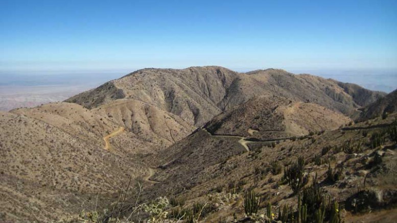 The Zafranal porphyry copper-gold deposit in southern Peru owned by Teck Resources, AQM Copper and Mitsubishi Materials Corp. Credit: AQM Copper.