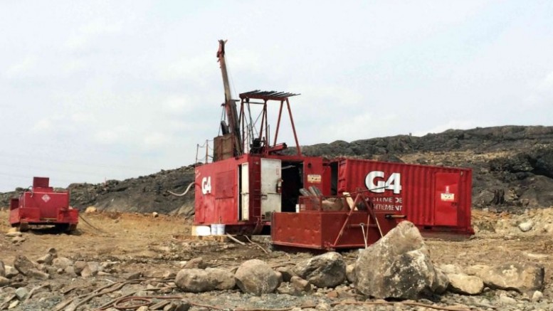 Drilling at the Horne 5 project in Rouyn-Noranda, Québec. Credit: Falco Resources.