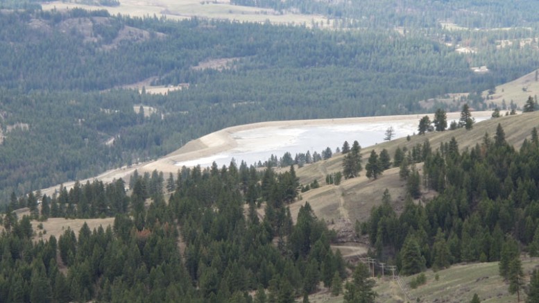 A seam hosting 2% uranium and high-grade vanadium (the black rock) at Western Uranium’s past-producing Sunday mine in Colorado. Credit: Western Uranium.