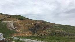 The historic Tallman pit at Pilot Gold’s newly aquired Mineral Gulch gold property in Idaho.  Credit: Pilot Gold.