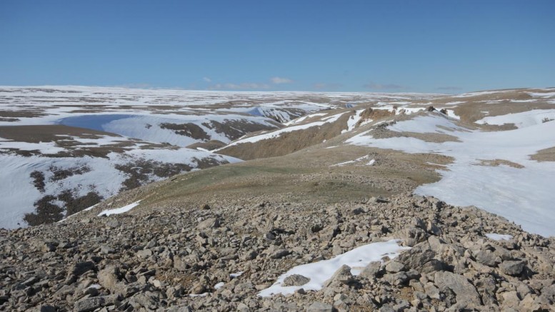 Aston Bay Holdings’ Storm copper property in Nunavut, which has attracted BHP Billiton as a partner. Credit: Aston Bay Holdings.