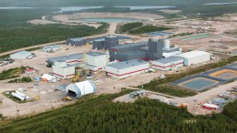 Areva, Denison Mines and OURD Co.’s McClean Lake uranium mill in northern Saskatchewan.  Credit: Denison Mines.