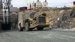 A 20-tonne truck exits a portal at Harte Gold’s Sugar gold project in Northern Ontario.  Credit: Harte Gold.