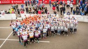 Hatch employees at the 2016 Scotiabank Road Hockey to Conquer Cancer tournament in Toronto. Credit: Hatch.