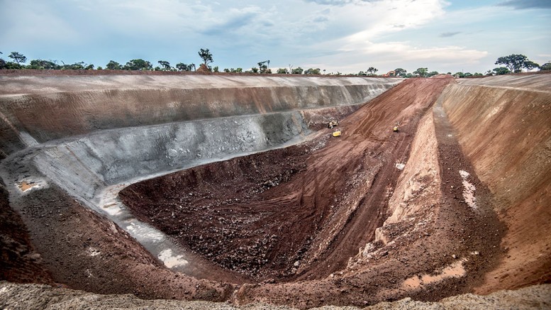 Construction of the underground mine at Ivanhoe's Kamoa project in the DRC. Credit: Ivanhoe Mines.