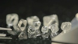 Rough diamonds from Stornoway Diamond's Renard project, in Quebec.