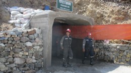A miner exits Dynacor Gold Mines' Tumipampa gold-copper project, 500 km southeast of Lima. Credit: Dynacor Gold Mines.