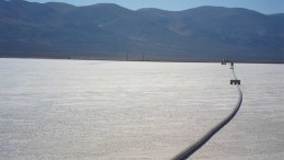 Orocobre’s Salar de Olaroz lithium project, 20 km from the Cauchari project in northwest Argentina. Credit: Orocobre.