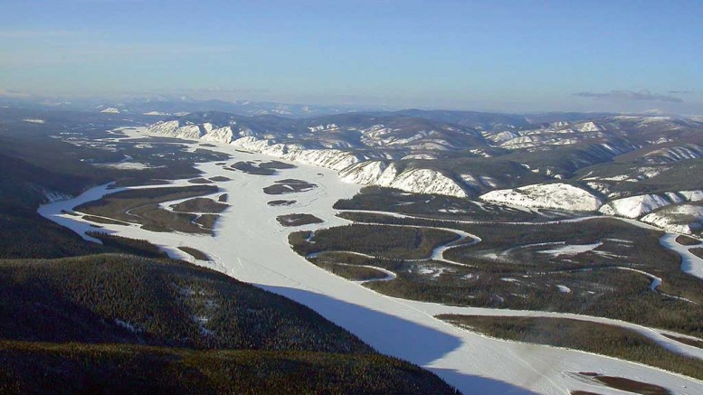 The Yukon River in the White Gold district in the Yukon. Photo courtesy of Shawn Ryan.
