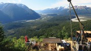 Looking west towards the Craig River at the Twin West and Jim claims at Skeena Resources’ Snip gold property in northwest British Columbia. Photo by Ron Nichols.