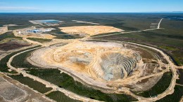 De Beers' Victor open-pit diamond mine in northern Ontario. Credit: De Beers.