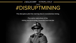 A screenshot of Goldcorp and Integra Gold's #DisruptMining website. Credit: DisruptMining.com.