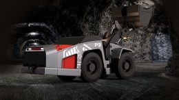 Artisan Vehicle Systems model 153, a battery-powered, 1.5-yard, 3-tonne load-haul-dump underground mining vehicle. Credit: Artisan Vehicle Systems.