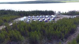 The Rook I camp in Saskatchewan’s southwest Athabasca basin. Credit: NexGen Energy.