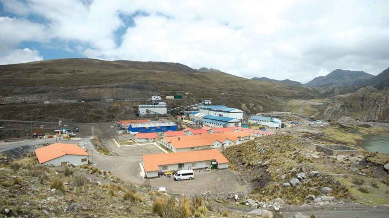 Trevali Mining’s Santander zinc mine in Peru, 200 km northeast of Lima. Credit: Trevali Mining.