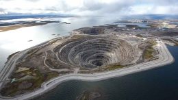 Rio Tinto and Dominion Diamond’s Diavik diamond mine in the Northwest Territories. Credit: Rio Tinto.