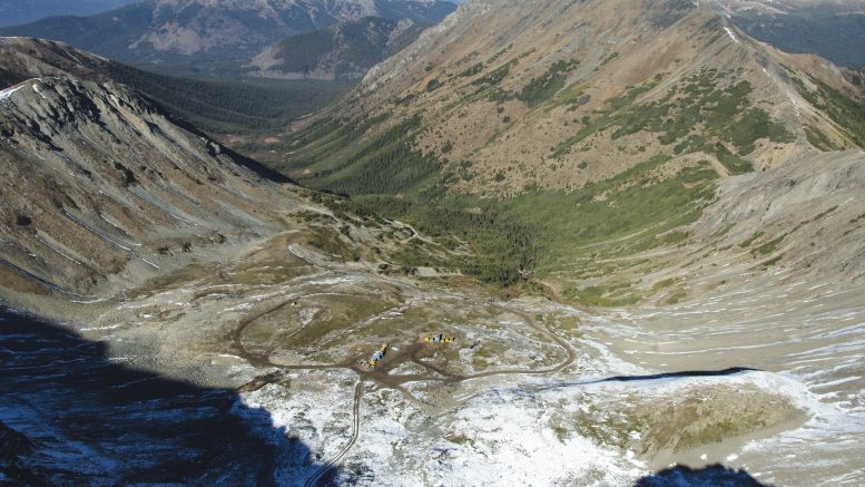 The view north from the past-producing Kemess project 250 km due north of Smithers in north-central British Columbia. Credit: AuRico Metals.