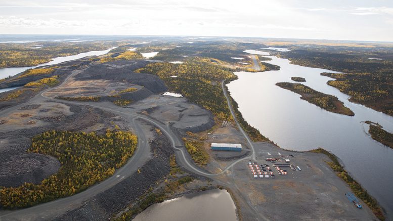 Nighthawk Gold’s Colomac gold project in the Northwest Territories, 200 km north of Yellowknife. Credit: Nighthawk Gold.