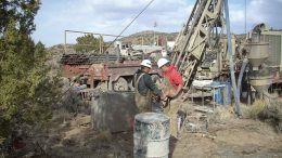 Workers drillIing at NuLegacy Gold’s Iceberg gold deposit in Nevada. Credit: NuLegacy Gold.