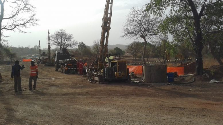 Workers and equipment at Teranga Gold's Banfora gold project in Burkina Faso. Credit: Teranga Gold