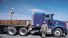 A truckload of copper cathode. Credit: Codelco.