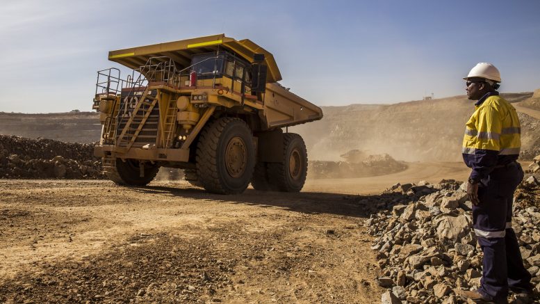 At Acacia Mining's Buzwagi gold mine in Tanzania. Credit: Acacia Mining.