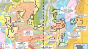 A map of deposits in New Brunswick's prolific Bathurst mining camp. Credit: Osisko Metals.