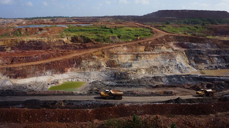 The Piaba pit at Trek Mining’s Aurizona gold project in northwestern Brazil. Credit: Trek Mining.