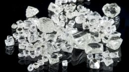 Diamonds larger than 0.11 carat, from a 2013 bulk sample of CH-6, at Chidliak. Credit: Peregrine Diamonds