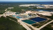 Aerial view of Cameco's Key Lake uranium mill site, 570 km north of Saskatoon, Saskatchewan. Credit: Canadian Nuclear safety Commission.