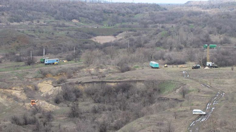 Black Iron's Shymanivske iron ore project in the Ukraine, 330 km southeast of Kiev. Credit: Black Iron.