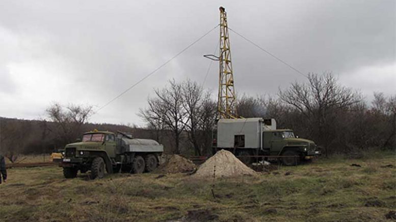 Equipment at Black Iron's Shymanivske iron ore project in the Ukraine, 330 km southeast of Kiev. Credit: Black Iron.