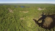 An aerial view of First Cobalt’s Keeley cobalt property in northern Ontario. Credit: First Cobalt.