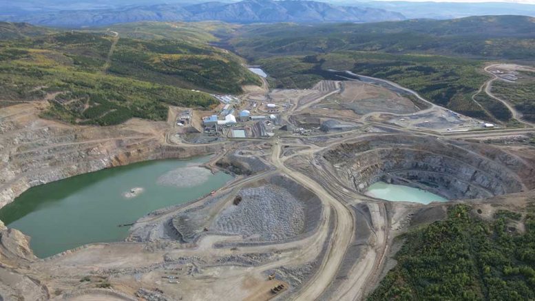 An aerial view of Capstone Mining’s Minto copper-gold-silver mine in the Yukon. Credit: Capstone Mining.