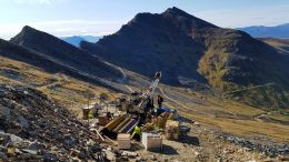Drilling at Trilogy Metals Inc.'s copper-rich Arctic polymetallic deposit in Alaska's Ambler Mining District. Photo Credit: Trilogy Metals Inc.