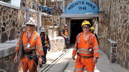 Workers leaving Ascendant Resources’ El Mochito zinc-lead-silver mine in Honduras. Credit: Ascendant Resources.