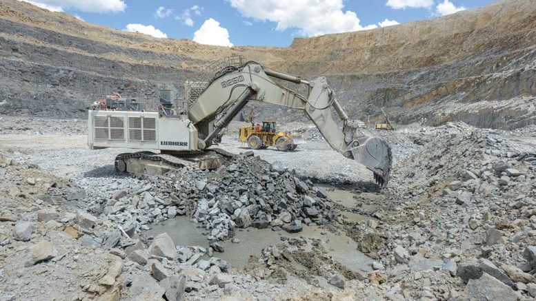 Machines in the Bisha mine. Credit: Nevsun Resources.