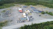 The camp at Nickel Creek Platinum’s Nickel Shaw polymetallic project in the Yukon. Credit: Nickel Creek Platinum.