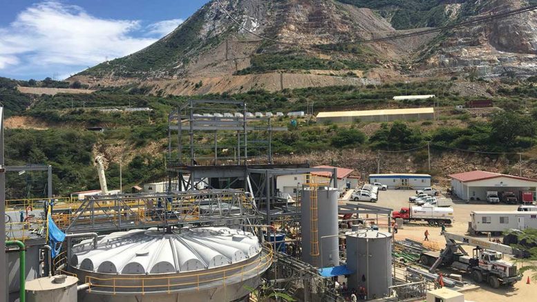 A rope conveyor, which takes ore from El Limon down a 400-metre drop to the stockpile dome at Torex Gold Resources’ El Limon-Guajes gold mine Mexico’s Guerrero state. Photo by Gabriela Sanchez.