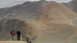 Taking in the view of NGEx Resources’ Josemaria copper-gold property in San Juan province, Argentina.