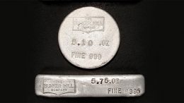 Silver bullion from the Bunker Hill mine. Credit: Bunker Hill Mining.