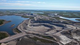 The 5034 pit at De Beers and Mountain Province Diamonds' Gahcho Kue mine in the Northwest Territories. Credit: Mountain Province Diamonds