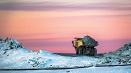 A haul truck at North American Palladium’s Lac des Iles palladium mine in northwestern Ontario. Credit: North American Palladium.
