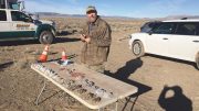 Geologist Ed Bryant at work on Viva Gold’s Tonopah gold project in Nevada. Credit: Viva Gold.