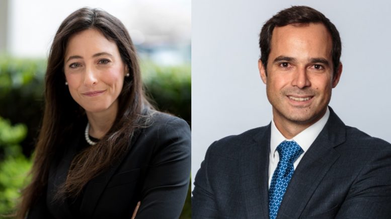 Andrée St-Germain, chief financial officer of Integra Resources and Jose Vizquerra, executive vice-president of strategic development and a director of Osisko Mining.
